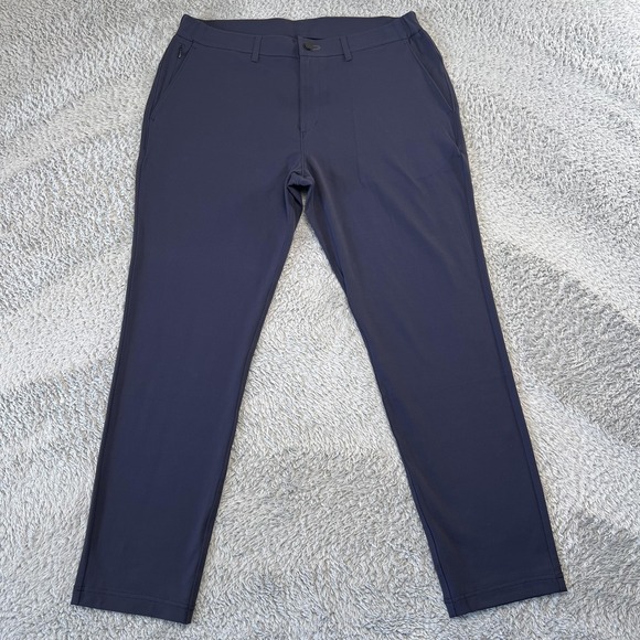 Public Rec Pants Mens 34x30 Blue Stretch Nylon Tech Chino Travel Performance